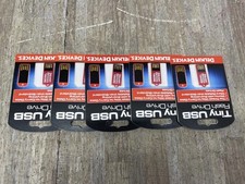 LOT OF 5 Delkin Devices 16 GB Tiny USB Flash Drive DDTNYUSB-16GB NEW in Package