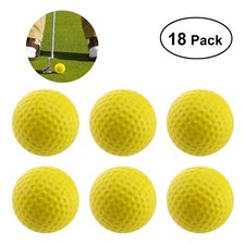 WINOMO 18PCS Practice Balls Dimpled Elastic Indoor Outdoor Training Balls