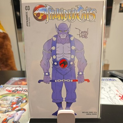 Thundercats #3 Drew Moss Panthro 1:10 Incentive Variant (24) Dynamite SIGNED  