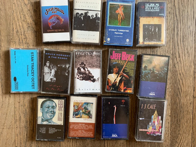 13 cassette tapes Steely Dan, BB king, rock, jazz