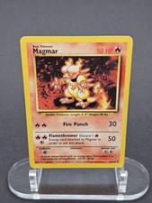 Pokémon Magmar 36/102 50 HP Base Set Regular Vintage English 1999