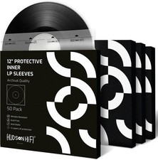 50x AntiStatic Vinyl LP Record Inner Sleeves Clear Polyethylene AcidFree for R
