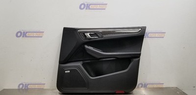 16 PORSCHE MACAN TURBO 95B INTERIOR DOOR TRIM PANEL FRONT RIGHT PASSENGER BLACK
