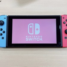 Nintendo Switch Console Black Blue Red with Joy-Con Controllers Dock Grip Wi-Fi