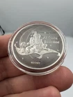 1 Troy Ounce .999 Fine Silver Aladdin Jasmine Genie Disney