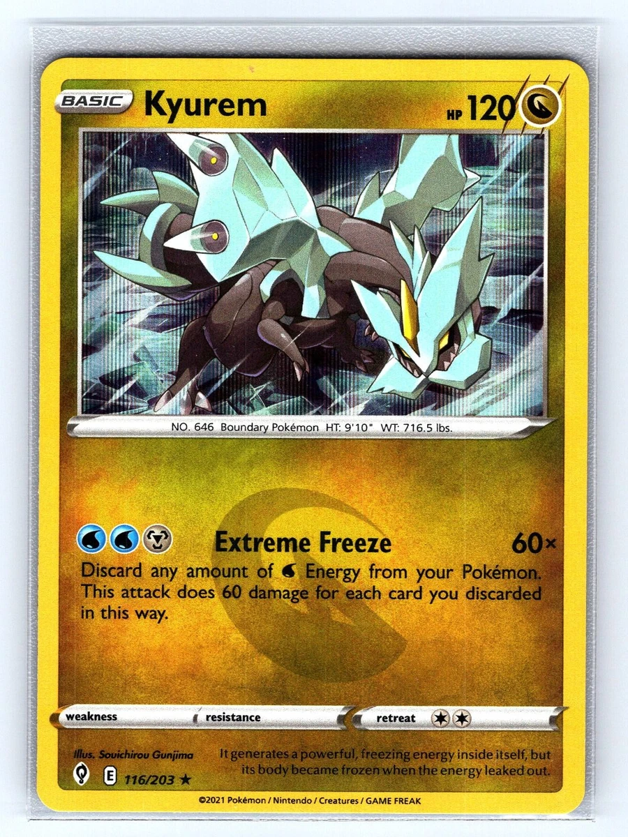kyurem pokemon card price White Kyurem-EX - Boundaries Crossed #146 & Value ($509.97) Colorless Giga Frost (150) Discard 2 Water Energy attached to this Pokmon Kyurem Card Prices & Value