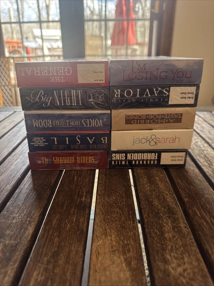 VHS Lot 6 (10) Demo Promo Screener 90’s Sealed David Cronenberg Jared Leto … Foto 4 de 4