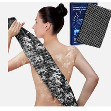Japanese Rubbing Washcloth Bath Nylon Towel Brush for Back Towels Exfoliating Sc