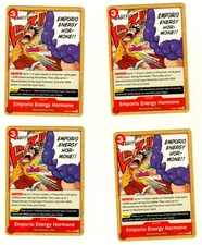 Set Of 4 Emporio Energy Hormone OP05-018 One Piece Trading Card