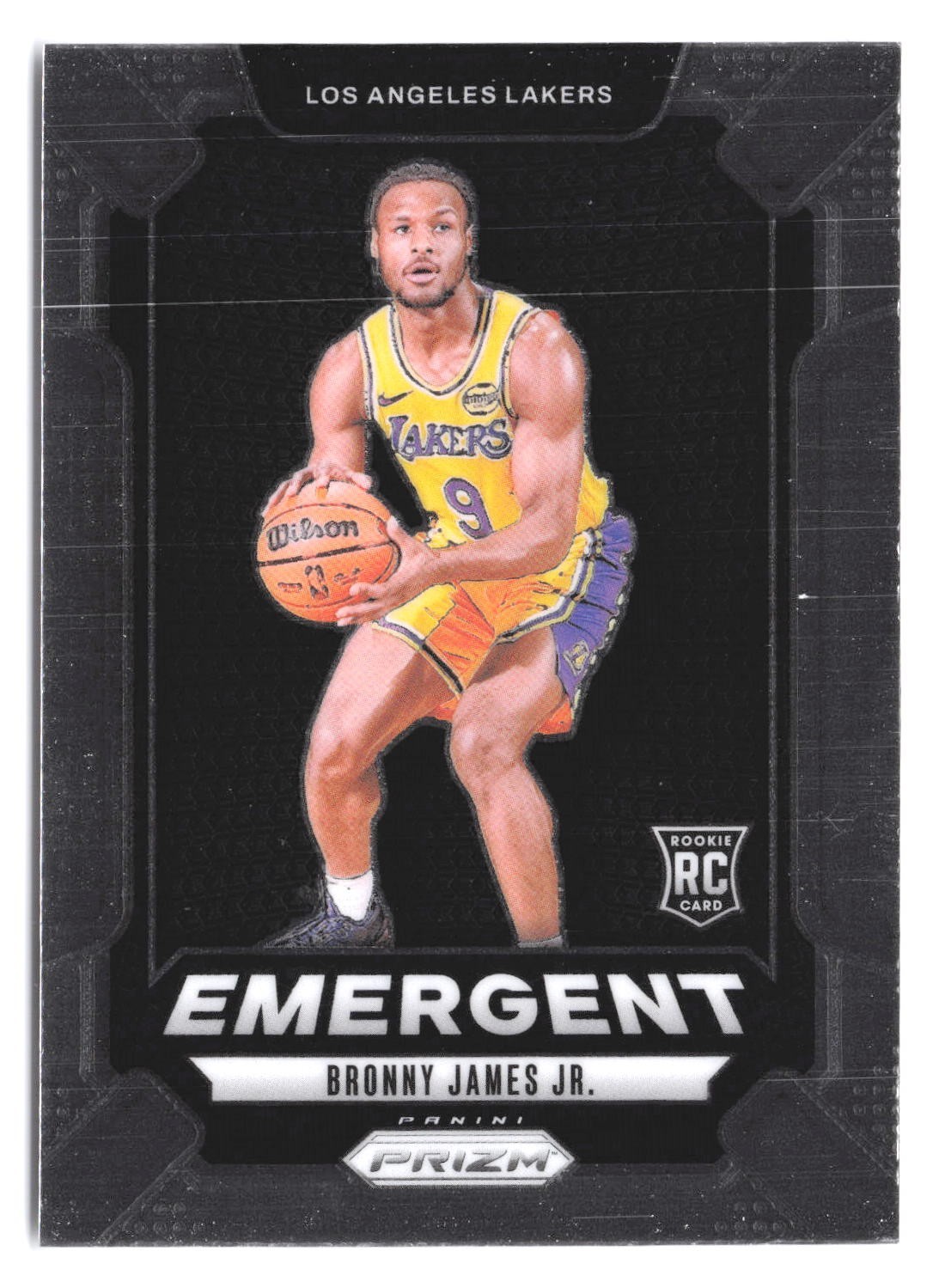 2024-25 Panini Prizm - Emergent Bronny James #8 Rookie RC a
