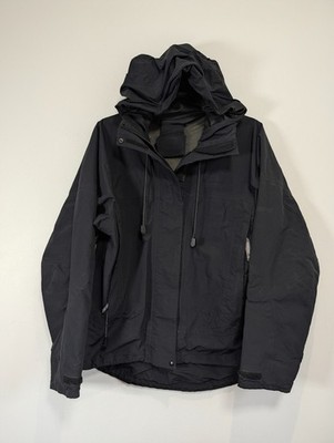 Mountain Equipment Shell Jacke Herren XL schwarz wasserdicht Kapuze Wandermantel