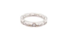 Sterling Silver 925 Cubic Zirconia Ring Size 8