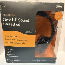 New Plantronics Audio 995 Wireless Stereo Headset Open Box HD Digital Wireless