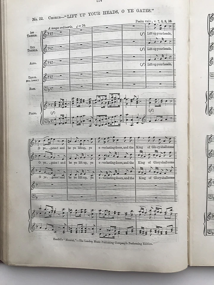 Handel's Messiah music score by G A Macfarren - Image 3 of 3