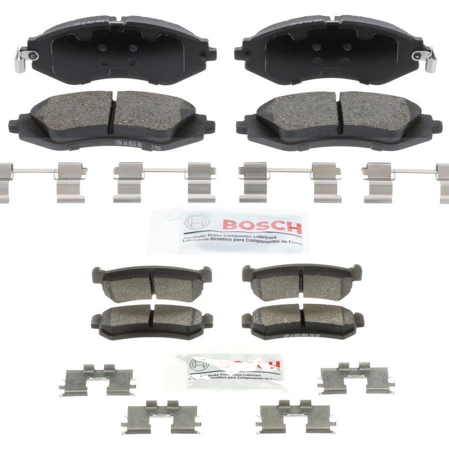 Bosch BE1035H BE1036H Blue Ceramic Brake Pads Kit Front Rear