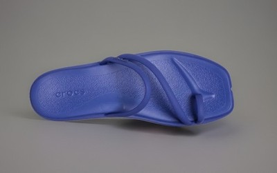 NEW Crocs Miami Toe Loop Sandal Sapphire Blue 209862-4WH Women's