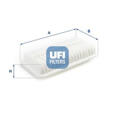 UFI Luftfilter 30.247.00 Filtereinsatz für TOYOTA VERSO AVENSIS COROLLA NDE120_