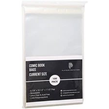 1000 Comic Book Bags for Current/Modern Resealable Premium Sleeves Full Case