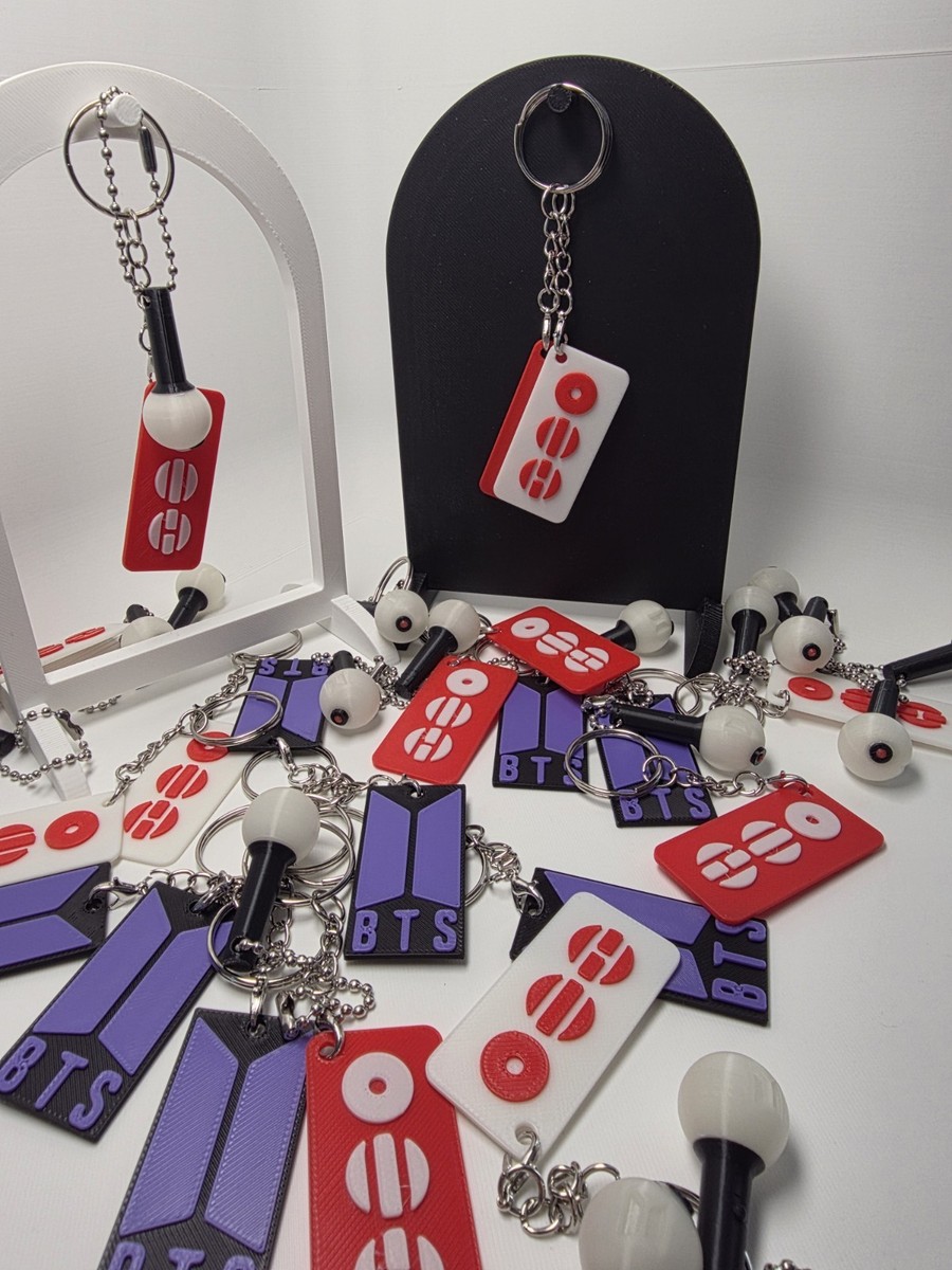 150pcs BTS Keychains MEGA Bundle (BTS Logo, Glow Army Bomb