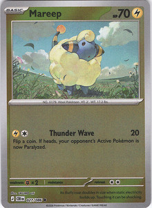 Mareep 027/086 Chaos Rising Reverse Holo