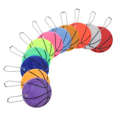  11 Pcs Entzückende Fluoreszierende Schlüsselanhänger Basketball-ornamente