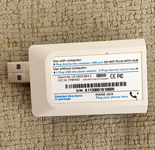 magicJack K1103 VoIP Home Phone Adapter USB RJ-45 RJ-11 1 Line Plug-In White