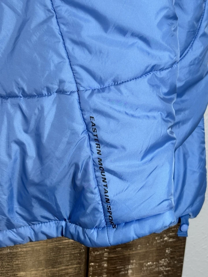 Eastern Mountain Sports Women's Large Blue Puffer Jacket Primaloft Lightweight - Image 4 of 4