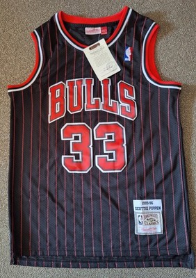 TRIKOT NBA MITCHELL NESS NEU NEW GR. L 44 PIPPEN 33 BULLS CHICAGO SWINGMAN 