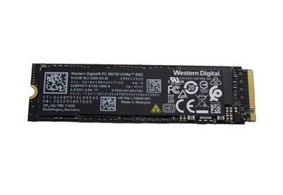 SSD Western Digital PC SN730 512GB M.2 2280 Pcie SDBPNTY-512G-1006 Gebraucht