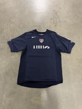 USA National Team Nike T90 Soccer Jersey 2004 Navy Small RARE World Cup