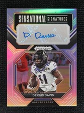 2023 Prizm Draft Picks Sensational Signatures Silver Derius Davis Auto 4l3