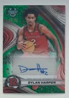 Dylan Harper 2024-25 Bowman U Best Green Mini-Diamond Refractor Auto /99