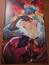 SDCC 2025 Morrigan DARKSTALKERS x STREET FIGHTER #1 Signed REIQ Artist Edition