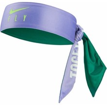 Nike Reversible Dri-FIT Headband Head Tie Grn/lilac Unisex  We Fly Together  NWT