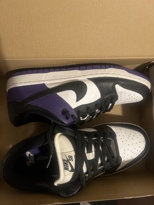 Nike SB Dunk Low Pro Court Purple Skateboarding Shoes US Size 9.5