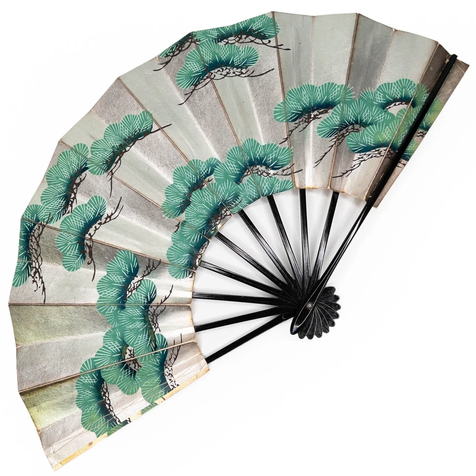 VTG Japanese Maiogi Folding Dance School Fan Used in Original Storage Box - Image 2 of 4