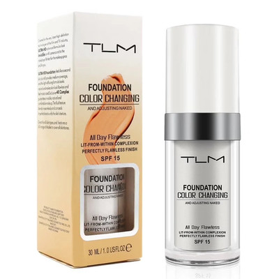 3X TLM Color Changing Foundation Makeup Base Face Liquid CoverConcealerFlawless
