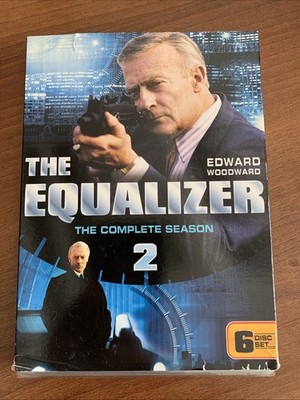 The Equalizer Complete Season 2 DVD 6-Disc Set Edward Woodward w/ slipcover