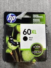 HP 60XL Black Ink Cartridge Warranty end 2023