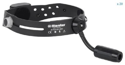 1x Riester 6090 Ri-Focus LED Exam Light Headlamp Surgical Medical Headlight