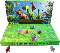 Adventskalender Weihnachten 2025 | Dinosaurier Adventskalender 2025,24 Tage Lern