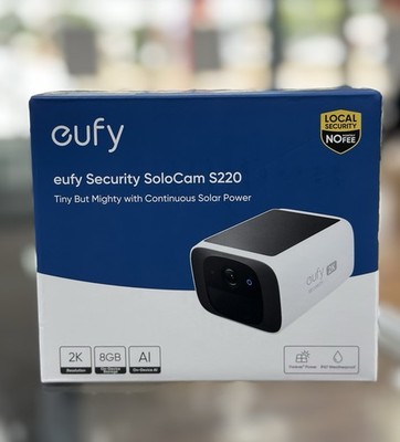 Eufy SoloCam S220 2K Wi-Fi Outdoor Solar Bullet Camera