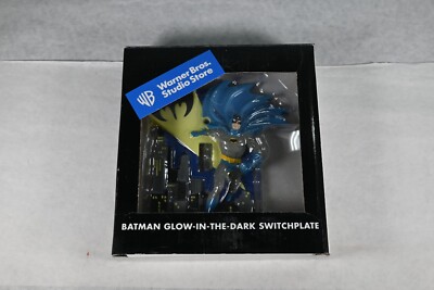 Batman Glow in the Dark Switchplate Light Cover Warner Bros Studio Store 1999