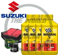 Kit tagliando Bardahl XTC C60 10W50 filtro olio aria Suzuki GSF Bandit 600/1200