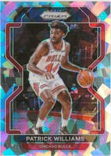 2021-22 Panini Prizm Patrick Williams Cracked Ice Prizm SP Chicago Bulls