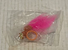 Vintage Russ Troll Doll Ring Pink Hair Taiwan Sealed Unopened NIB NOS