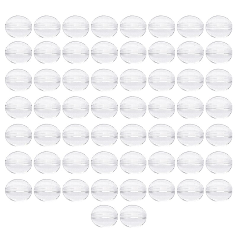 Set of 50 Practical Acrylic Cards Stands Name Stands Clear Photo Stand Holder