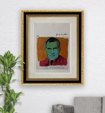 Andy Warhol, Hand-Signed Original Print With COA and +$3,500 USD Appraisal.*