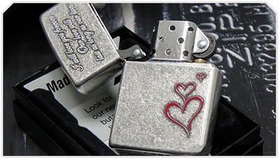 Japanese Zippo Lighter - Japan - South Korea - I Will Love You