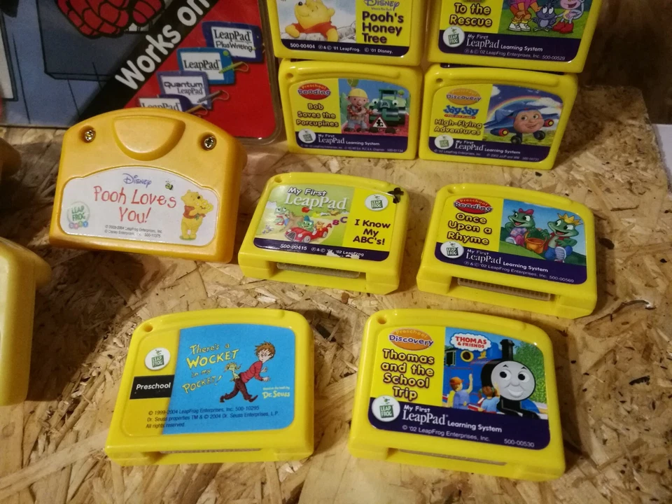 UNTESTED Leap Frog, My first Leap pad 8 game/learning cartridges, 4 other models - Image 4 of 4